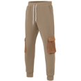 thumbnail image 3 of KKBOTIVE Men's Tracksuit 2 Piece Set Relaxed Fit Half-Zip Sweatsuits Athletic Running Jogging Suit Sets Fashion Fall Winter Outfits Khaki Size: M, 3 of 9