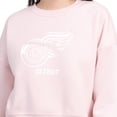 thumbnail image 3 of Women's Starter Pink Detroit Red Wings Boxy Cropped Sweatshirt, 3 of 3