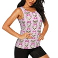 thumbnail image 2 of Fotbe Cute puppy Blusas Sin Mangas para Mujer – Estilo Casual, Corte Suelto, Slim-Fit, Cuello Redondo Deportivo, Tops de Verano para Gimnasio y Yoga-Medium, 2 of 7