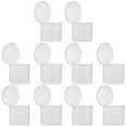 thumbnail image 3 of 10pcs Plastic Small Round Boxes Transparent Storage Box Container with Lid, 3 of 6
