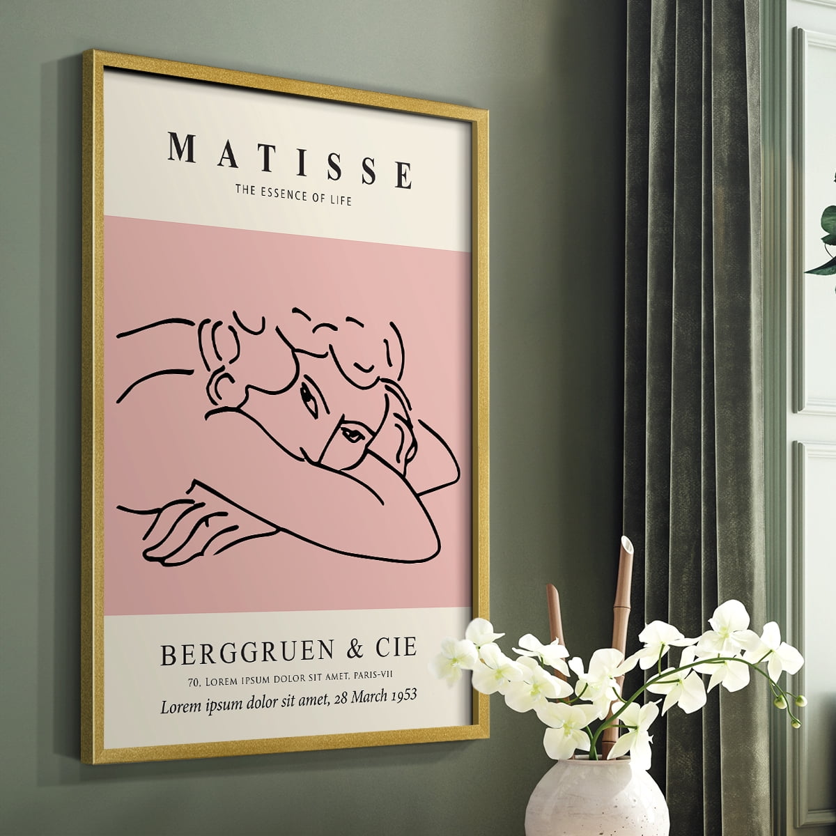 Matisse LI Framed Print - Solid Wood