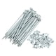 thumbnail image 1 of Ofertas Únicas 36 piezas de radios universales para bicicleta 12G, radios de rueda de bicicleta, tuerca de plata, acero al carbono galvanizado tono plata - 90mm, 1 of 7