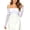 White, variant on Casual Detachable Sleeves Mesh Sheer Off Shoulder Long Sleeves Fitted Stretchy Sleeve Covers For Dresses Detachable Sleeves 2, White