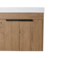 thumbnail image 3 of 24 Inch Bathroom Vanity with Resin Basin, Soft-Close Doors and Built-In Storage Cabinet for Compact Spaces (Knock-Down Assembly Design), 3 of 9