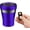 Purple with Lighter, variant on Multi-spot Placed Car Ashtray Removable Detachable Alloy with Lid Blue Led Clamped&Glued Beside Door Air Outlet Behind Seat Black