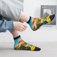 thumbnail image 2 of Pofeuu Cozy Cartoon Backyard Print 30cm Socks, Adult Running Hiking Socks for Youth and Adult, 2 of 7