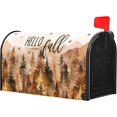 thumbnail image 3 of Hello Fall Mailbox Covers Magnetic Large Size 25.5 x 21 Inch Fall Trees Mailbox Wraps Autumn Harvest Letterbox Mailbox Post Cover Seasonal Decor for Home Garden Yard Outdoor Outside, 3 of 6