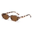 thumbnail image 3 of FYEGRE Stylish Women's Polarized Oval Retro Sunglasses with Classic Design for Fashionable Sun and Outdoor Activities Coffee, 3 of 3