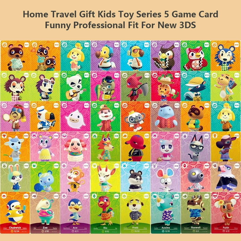 Cartes Amiibos Animal Crossing Serie 5  Animal Crossing Amiibo Cards  Series 5 - Game Collection Cards - Aliexpress