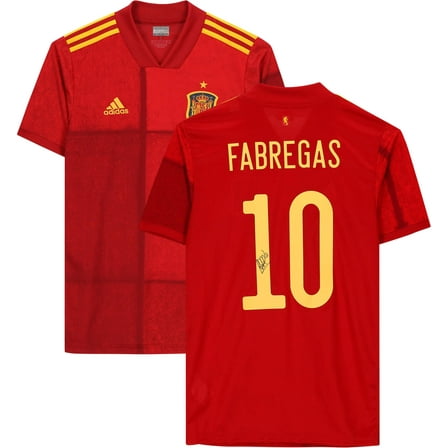 Cesc Fabregas Spain National Team Autographed 2020 Home Jersey - Icons - Fanatics Authentic Certified