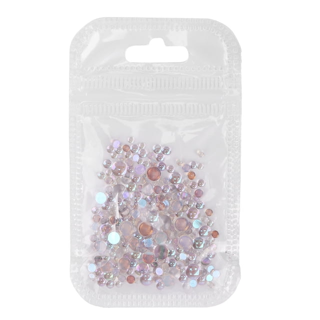 300 piezas de Cuentas de Cristal Artificial para Decoración de Uñas, Mini Microcuentas para Uñas, Accesorios Decorativos para Manicura07