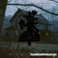 thumbnail image 4 of Handmadetneonsign Halloween Decorations Metal With Stake, Puppet Yard Stake, Halloween Garden Decor 69681, 4 of 5