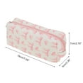 thumbnail image 2 of Unique Bargains 1 Pc Heart Bow Print Style Drawstring Makeup Bag for Vacation Pink Polyester, 2 of 5