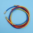 thumbnail image 2 of FELTECHELECTR Mangueras de carga HVAC de 60", 1/4" SAE, 600 PSI, con cierre, R410a, R22, R134 y adaptadores, 2 of 6