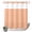 Peach Fuzz Pink, variant on No Hook Shower Curtain for Bathroom, Orange Waterproof Hotel Quality Shower Curtains, Pure Orange Single Layer & Mesh Top Washable Fabric Bath Curtain Decor 54''x78''
