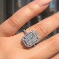 thumbnail image 1 of EIMELI AOVUWU Rings Zircon Rings Ladies Gift Jewelry Girls Rings Wedding Rings, 1 of 3
