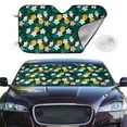 thumbnail image 2 of Kdxio Tropical Fruit Print Windshield Sun Shade,UV Rays and Sun Heat Protection,Sunshade for Car Windshield,Car Shade Front Windshield - Small, 2 of 6