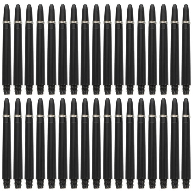 Minkissy 50 Ensembles de Kit de Remplacement d'Arbre Tiges de Filetage en Nylon Noir pour Fléchettes