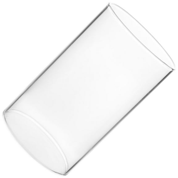 NICEXMAS Glass Candle Chimney Candle Holder Shade Glass Pillar Candle Holder Open Both Ends Candle Tube