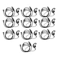 thumbnail image 2 of 2.5MM 1 Pin G Shape Ear Hook Auricular Auricular Y Micrófono Para 2 Radio Bidireccional MH230R MR350R MS350R MT350R , Paquet Sunnimix Auricular PTT Auricular Auricular, 2 of 8