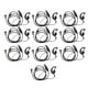 thumbnail image 2 of 10 Piezas G Auriculares Con Forma De Auricular Ptt Mic Para Pin Radio Bidireccional, 2 of 9