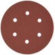 thumbnail image 1 of Discos de lijado Bosch SR6R120, grano 120, 15 cm, 6 orificios, 5 piezas, 1 of 2