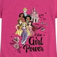 thumbnail image 3 of Disney - Extra Girl Power  - Toddler & Youth Girls Short Sleeve Graphic T-Shirt, 3 of 5