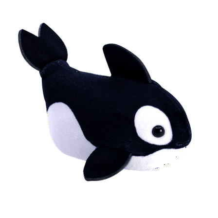 ZhuZhu Aquarium Motorized Fish Toy – Flip the Orca - No Water, No Mess, All Fun