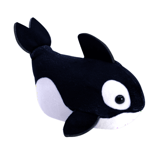 ZhuZhu Aquarium Motorized Fish Toy – Flip the Orca - No Water, No Mess, All Fun