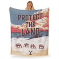 thumbnail image 3 of The Northwest 1YLS-23600-0017-OOF 50 x 60 in. Paramount Yellowstone Protect the Land Silk Touch Throw Blanket, 3 of 5