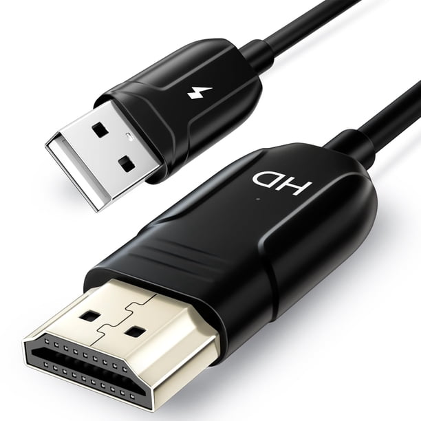 Adaptador Inalámbrico HDMI Display Dongle, Receptor Inalámbrico HDMI Extender para iPhone/MacBook/PC a TV/Monitor, Transmisión de Video/Audio/Archivos, Plug & Play