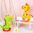 thumbnail image 4 of Travelwant Baby Soft Rattles Shaker , Infant Developmental Hand Grip Baby Toys , Cute Stuffed Animal with Sound for 3 6 9 12 Months and Newborn Gift, 4 of 8