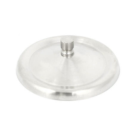 

Unique Bargains Silver Tone Stainless Steel Round Design Airtight Drink Cup Lid Cover