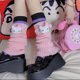 thumbnail image 4 of Sanrio Hello Kitty calcetines de pierna dibujos animados Anime Kuromi Y2K picante niñas medias de punto de algodón puro japonés Lolita JK calcetines apilados, 4 of 4