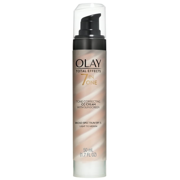 Bijwonen spion Misverstand Olay Total Effects Skin CC Cream, Tone Correcting, SPF 15, 1.7 Fl Oz -  Walmart.com