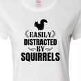 thumbnail image 4 of Inktastic Easily Distracted by Squirrels Women's T-Shirt, 4 of 5