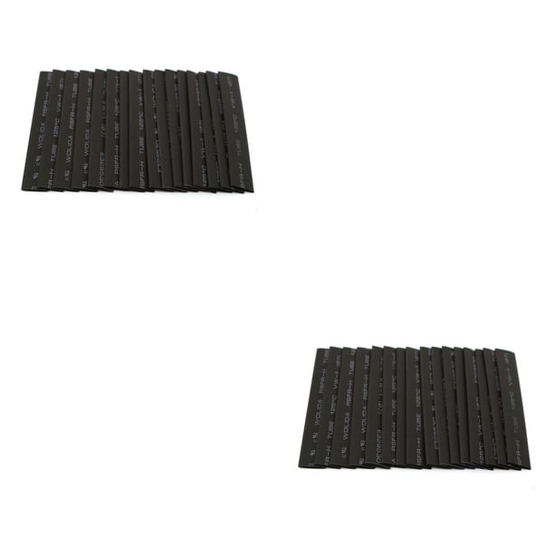 Scienceny 127 unids/set tubo termorretráctil negro envoltura de cable eléctrico surtido de tubos de aislamiento de Cable 2piezas Scienceny CBP015856