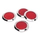 thumbnail image 4 of 4 Uds Reflector rojo ABS cromado protección reflectante redonda para motocicleta automóvil Jadeshay A, 4 of 8