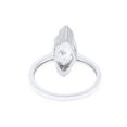 thumbnail image 4 of 4.50 CT Marquise Cut White Cubic Zirconia Solitaire Engagement Ring In 14K White Gold Over Sterling Silver (Color: White, Clarity: VVS1-VVS2, 4.50 Cttw) -6, 4 of 6