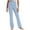 Blue-2025, variant on MKOSPLRT Casual Pants for Girl High Waist Yoga Bootcut Pants Striped Color Block Sport Leggings Lightweight Running Flare Pants for 2-13 Years