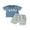 Blue, variant on Bagilaanoe 2pcs Toddler Baby Boy Short Pants Set Short Sleeve Letter Print T-Shirt Tops + Shorts 6M 12M 18M 24M 3T Kids Casual Summer Outfits