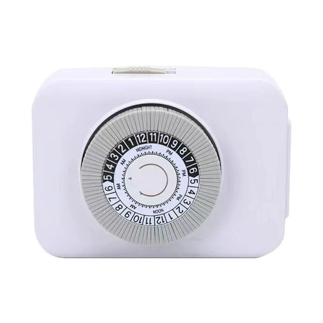 Hyper Tough Indoor Analog Mini Timer with 1 Polarized Outlet