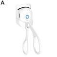 thumbnail image 4 of Heated Eyelash Curler USB Rechargeable 2 Temp Settings Pain Free Curling Lasts 24H Natural Look White Pink, 4 of 8