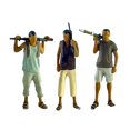 thumbnail image 3 of Kokiya 1/64 Diorama Figures Resin Figures Pose Scene Male Figures Handpainted Miniature 3Pcs, 3 of 9