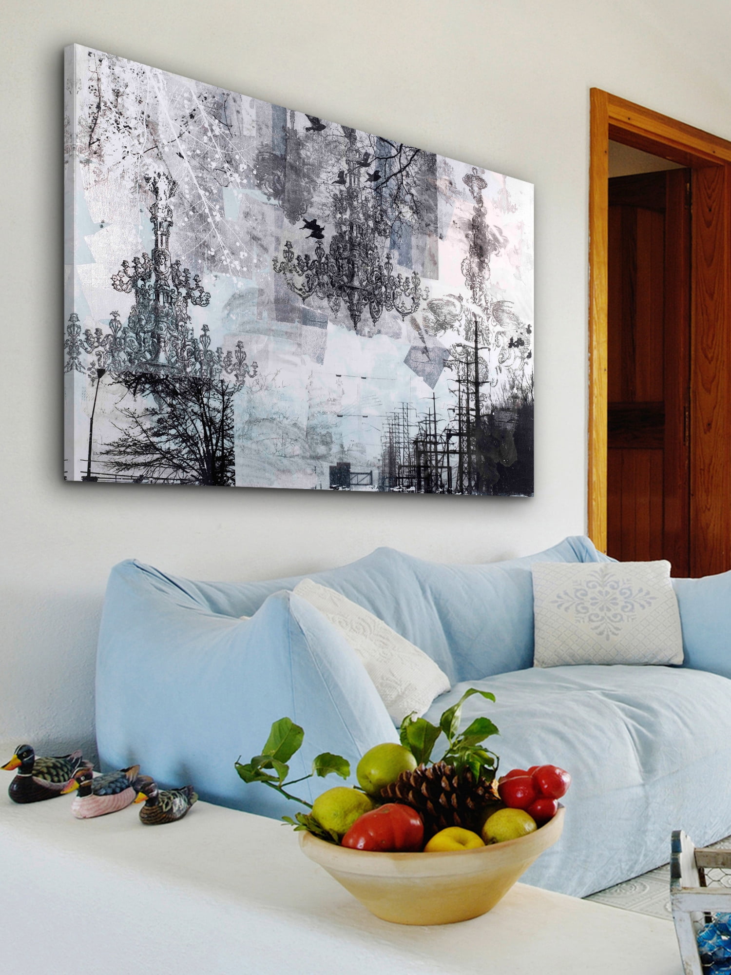 Marmont Hill "Toile Del Uz" by Tracy Silva Barbosa Painting Print on Canvas
