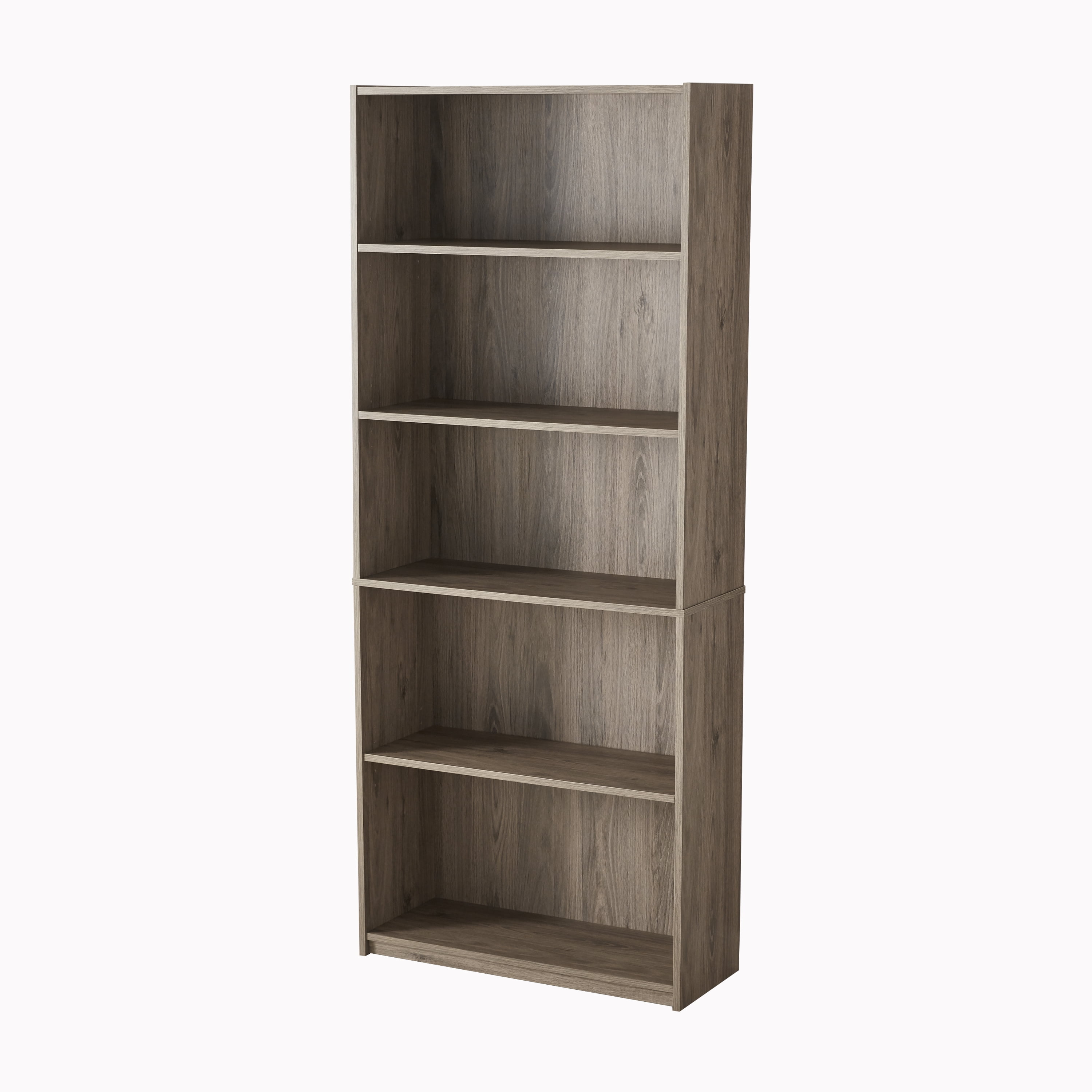 Mainstays 71 5 Shelf Standard Bookcase Multiple Finishes Com
