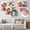 thumbnail image 4 of Designart "Vibrant Castle I" Cattle Metal Art Living Room, 4 of 5