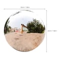 thumbnail image 2 of unbranded Bola De Jardín Reflectante De Metal Pulida Para Exterior, 2 of 6