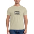 thumbnail image 3 of 65 Years Old Birthday Men'S Basic Short Sleeve T-Shirt Natural 4x-Large, 3 of 5