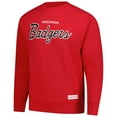 thumbnail image 2 of Men's Mitchell & Ness  Red Wisconsin Badgers Elite Script Pullover Sweatshirt, 2 of 3